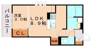 D-room竹下　B棟の物件間取画像